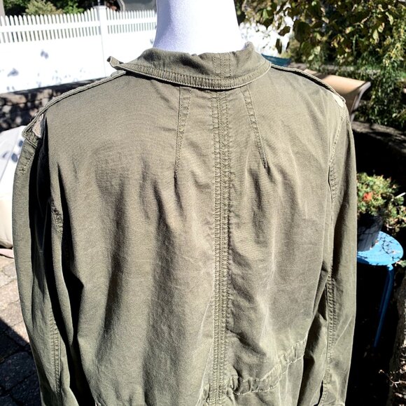 CAbi Army Green Anorak Military Utility Cargo Jacket - Picture 12 of 15